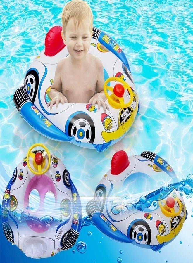 MATSON Kids Pool Tub Ring with Manual Pump Baby Swimming Tube Swimming Pool Tube Baby Float Anti-Flip Tube for Kids - Multi (Set of 1) - Image 3